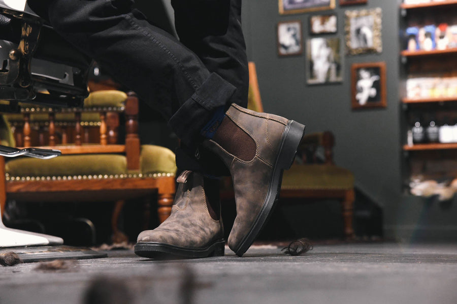 Blundstone Dress Boot 1306, Rustic Brown (Unisex)
