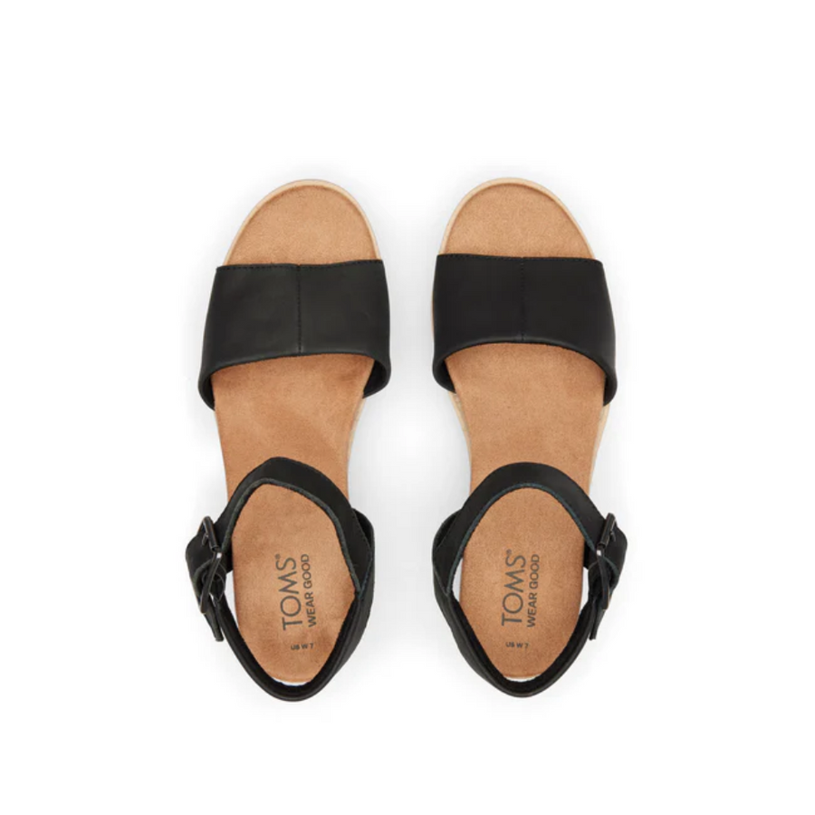 Toms Diana Black Leather