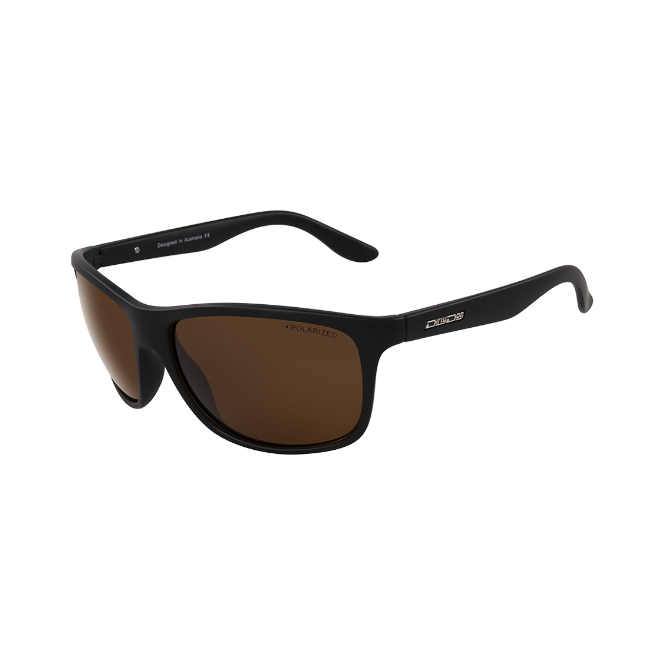 DirtyDog Quench - Satin Black - Brown Polarized