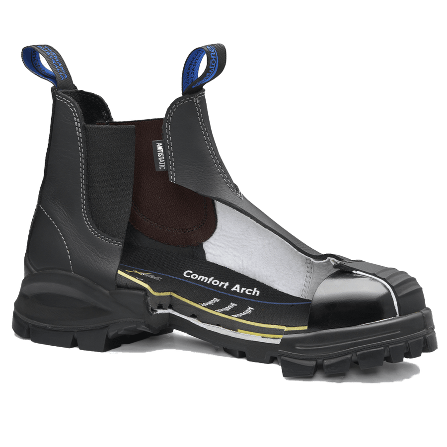 Blundstone 910 Lavskaftet Vernesko med Stålhette og Kevlarsåle