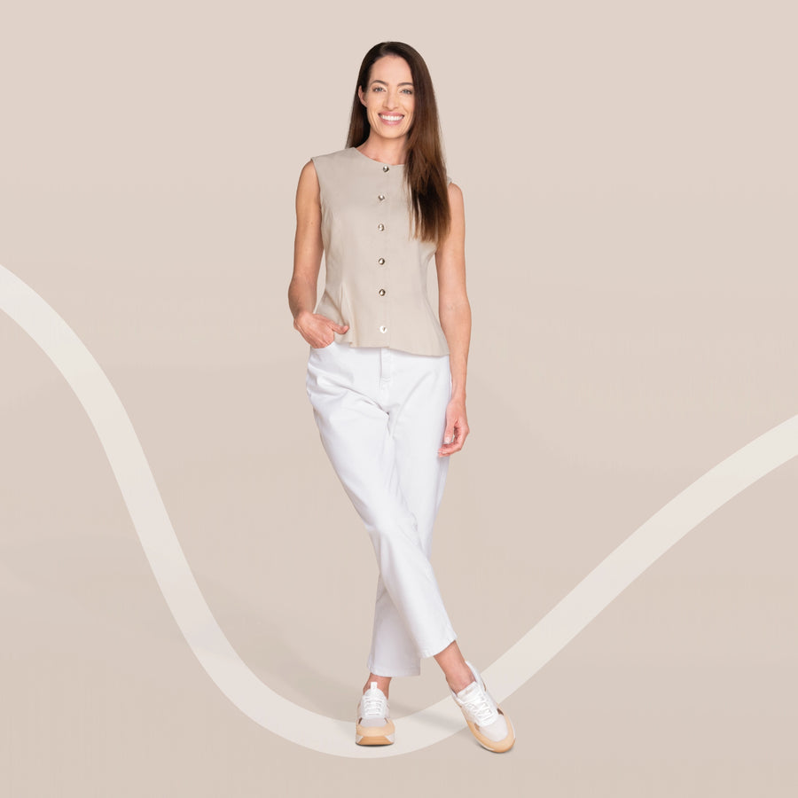 Joya Alegra beige-white (Dame)