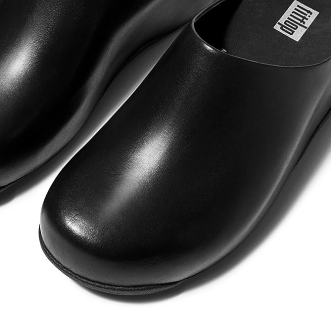 FitFlop Shuv Patent Black