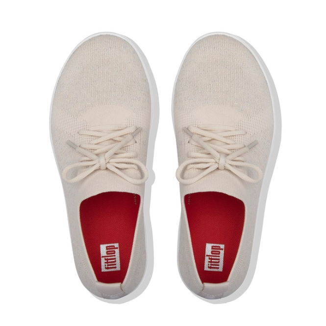 FitFlop Uberknit F-Sporty Sneaker Stone
