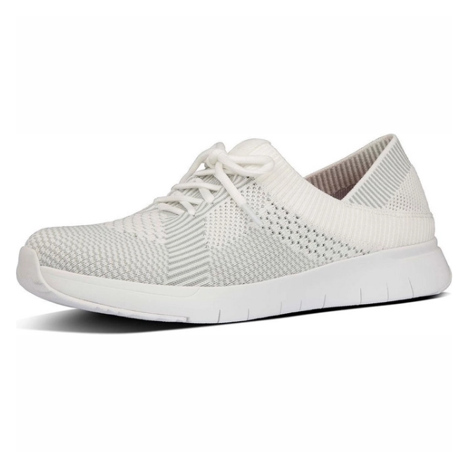 FitFlop Marble Knit White/Storm Grey