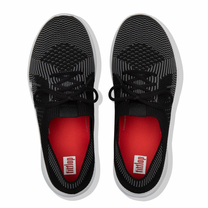 FitFlop Marble Knit Black/ Charcoal Grey