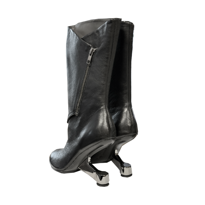 UN Eamz Zip Boot Black