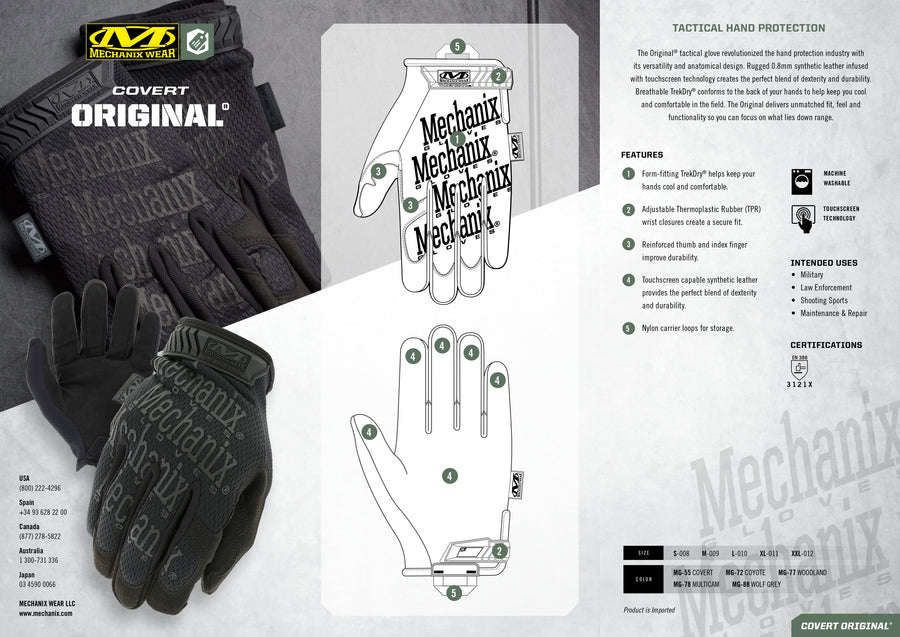 Mechanix Original® Covert hansker