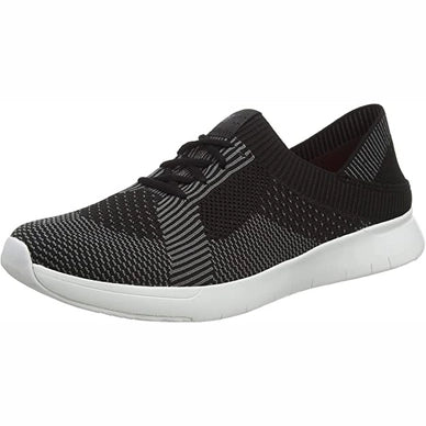 FitFlop Embla Marble Knit Low Top Snk Black/Charcoal Grey