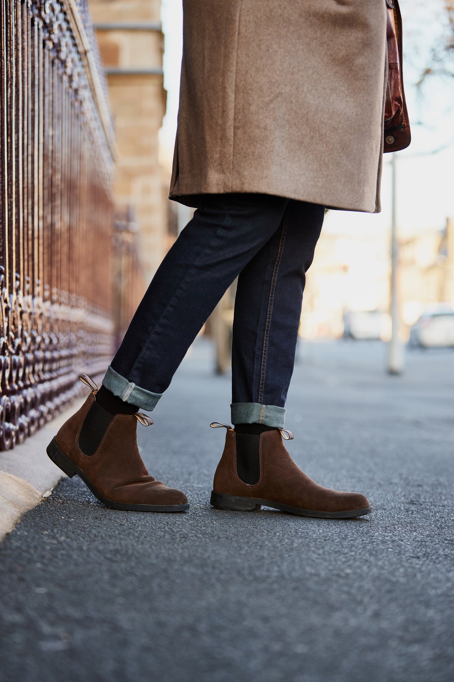 Blundstone Ankle Boot 2391, Brown Suede (Unisex)