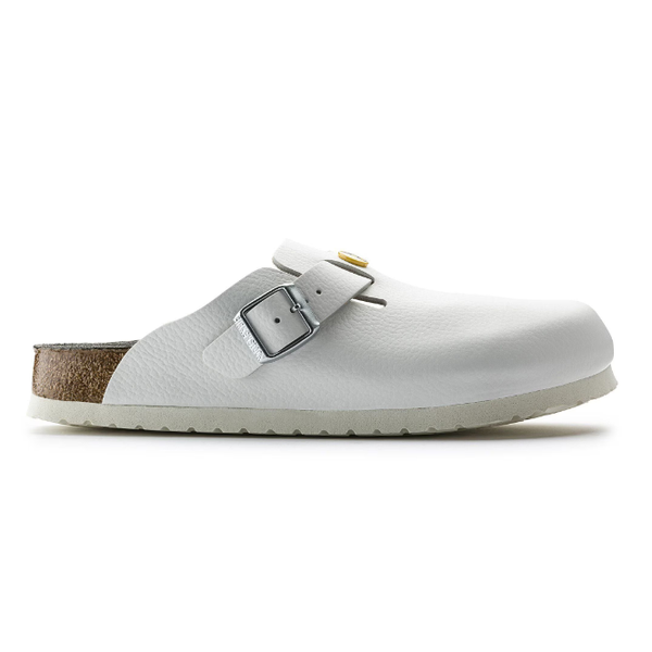 Birkenstock Boston ESD NL, White (Unisex)