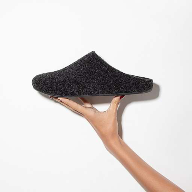 FitFlop Chrissie Felt Black