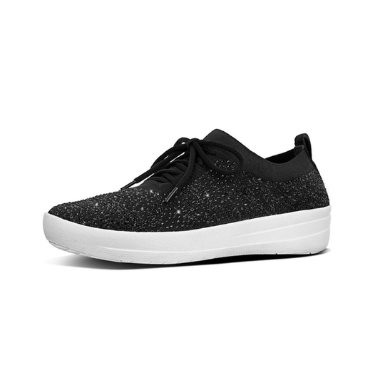 FitFlop Uberknit F-Sporty Sneaker Black