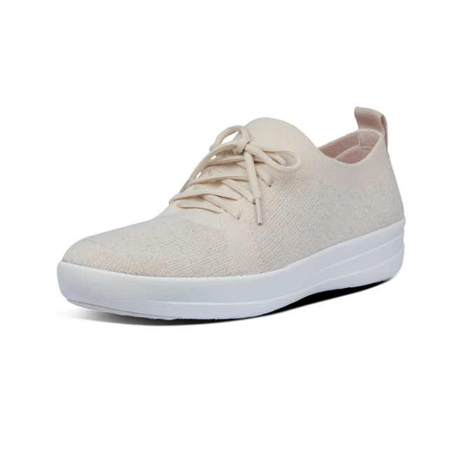 FitFlop Uberknit F-Sporty Sneaker Stone