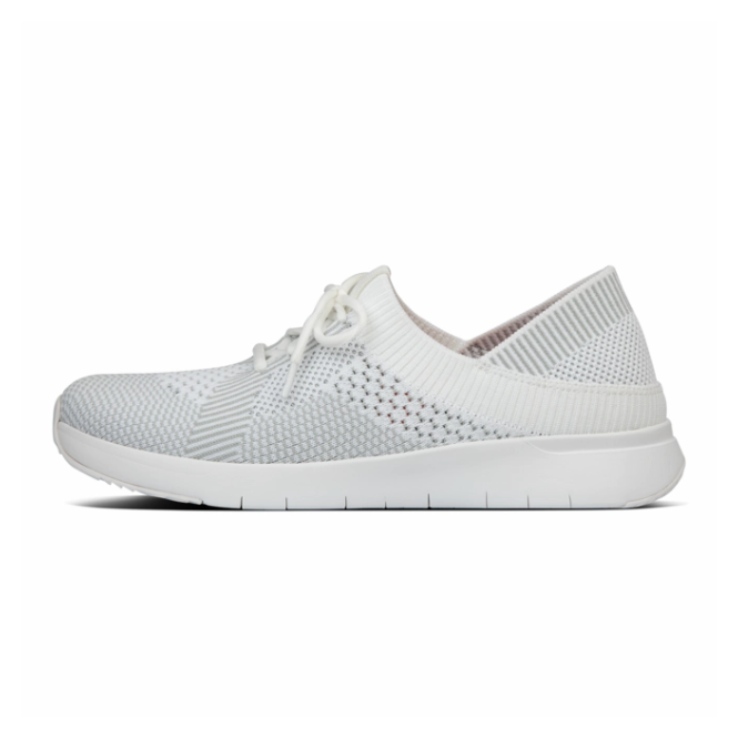 FitFlop Marble Knit White/Storm Grey