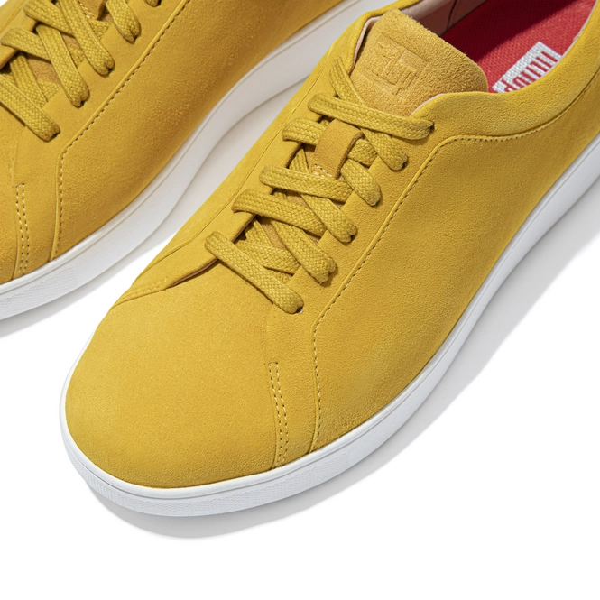 FitFlop Rally Suede Sneakers Sunshine Yellow