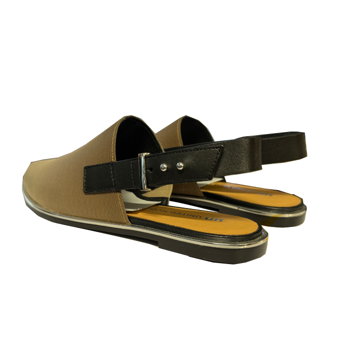 UN Dorothy Mule Lo Beige Fade+Black