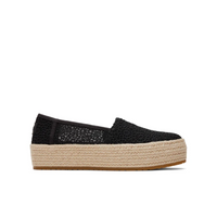 Toms Valencia Black Crochet