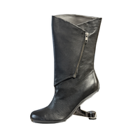 UN Eamz Zip Boot Black