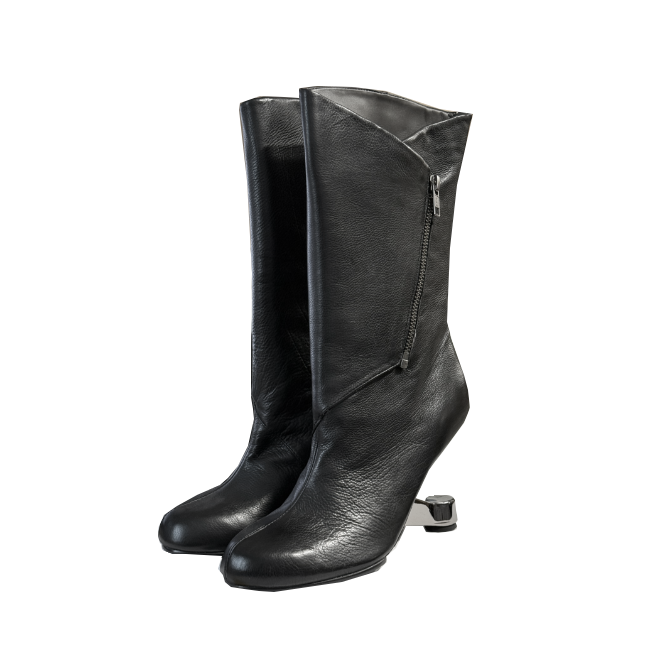 UN Eamz Zip Boot Black