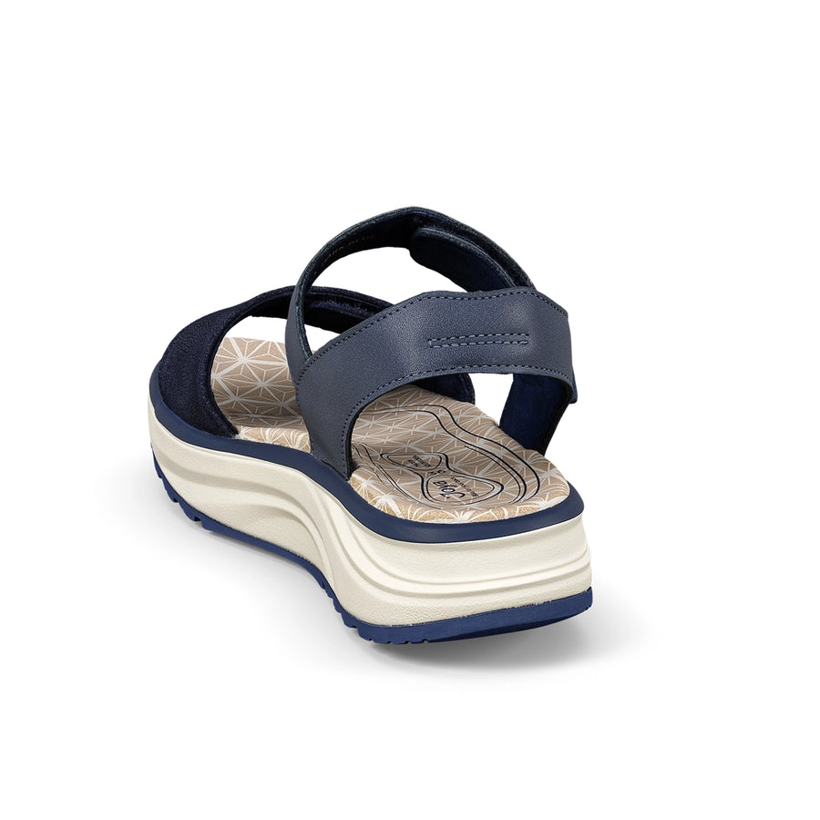 Joya Flores Sandaler, Dark Blue (Dame)