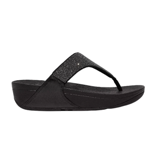 FitFlop Lulu Shimmerlux T-Post All Black 37