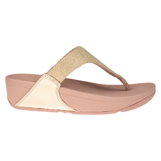FitFlop Lulu Shimmerlux T-Post Platino