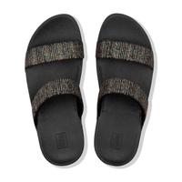 FitFlop Lottie Slide Glitsy Black