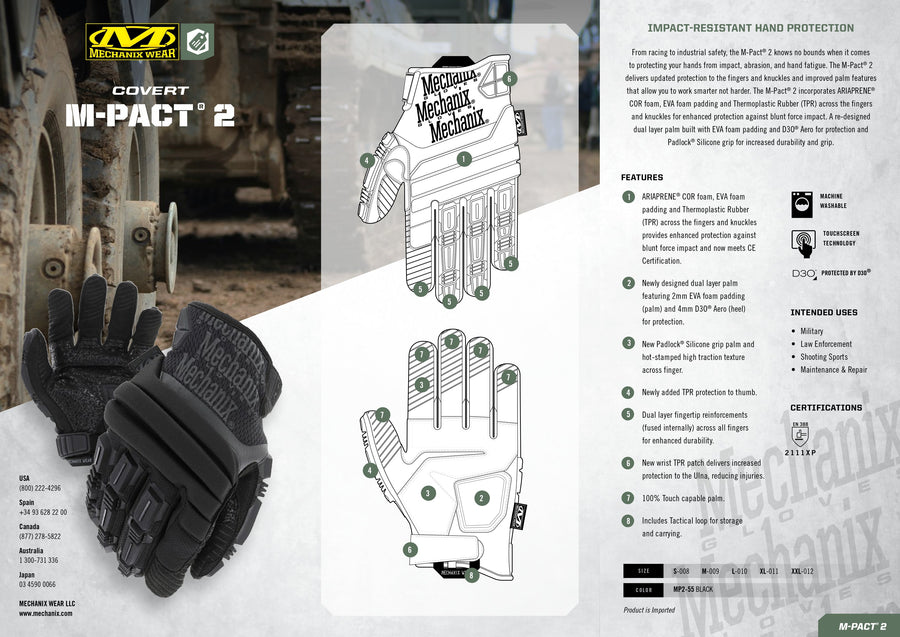 Mechanix M-Pact® 2 Covert