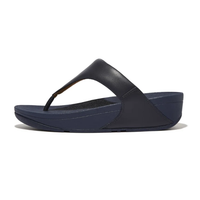 FitFlop Lulu Leather Toepost Deepest blue