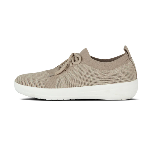 FitFlop Uberknit F-Sporty Sneaker Stone