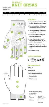 Mechanix M-Pact® Knit CR5A5
