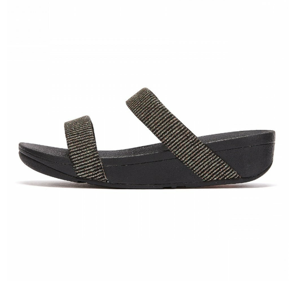 FitFlop Lottie Slide Glitsy Black