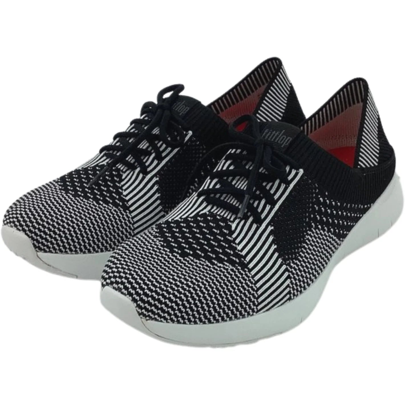 FitFlop Embla Marble Knit Low Top Snk Black/Charcoal Grey