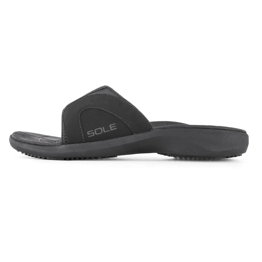 SOLE Men's Sport Slide Jet Black/ Noir